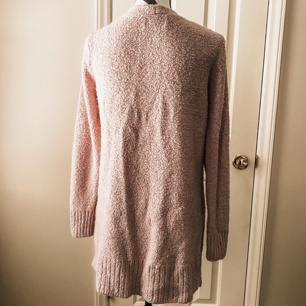 Old Navy Pink/Mauve Open Front Long Cardigan Swea… - image 4